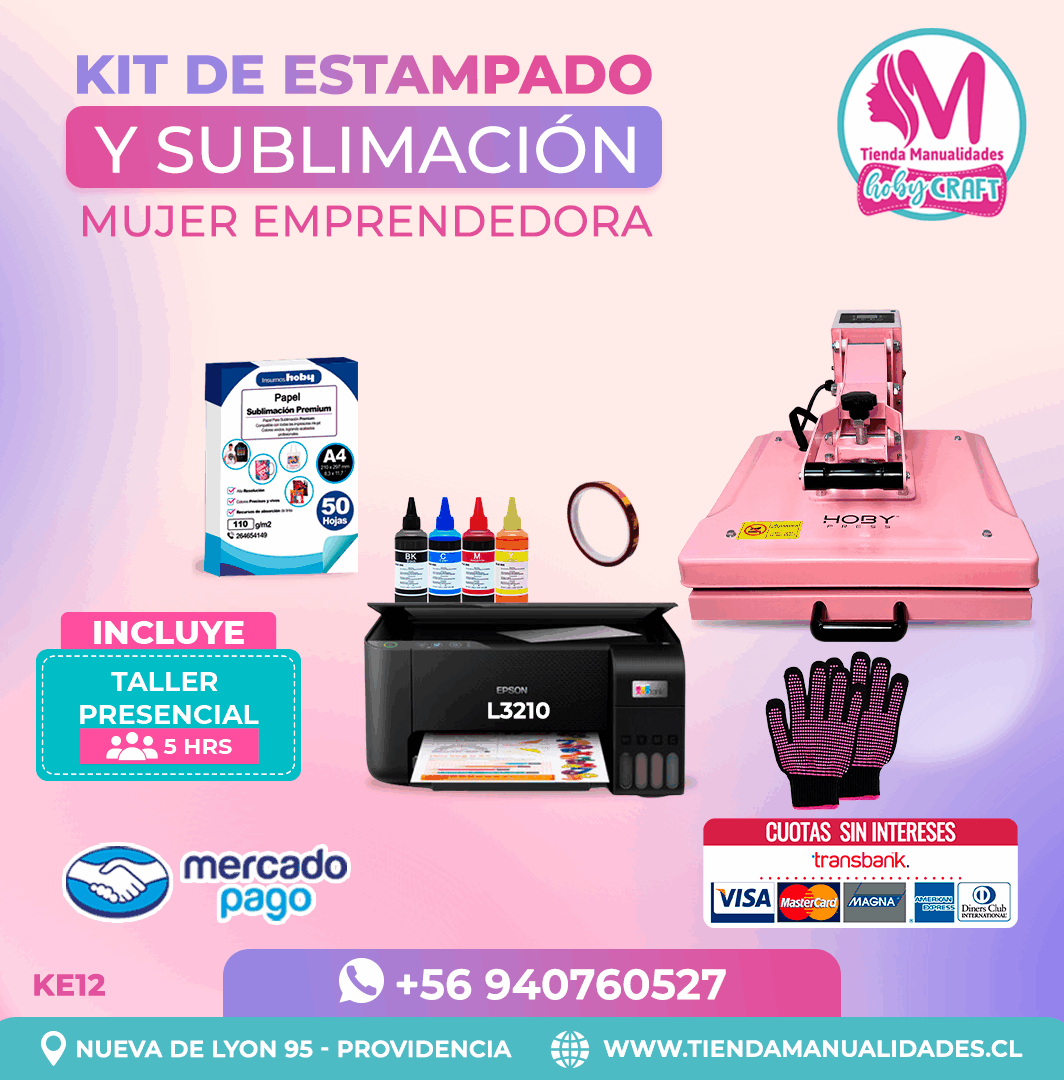 KE1200  Kit de estampado y sublimación