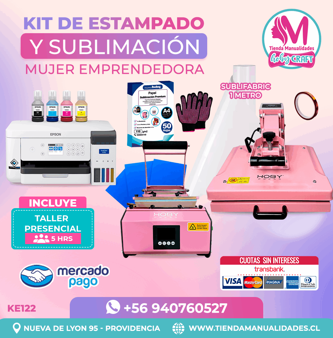 KE122  Kit de estampado y sublimación