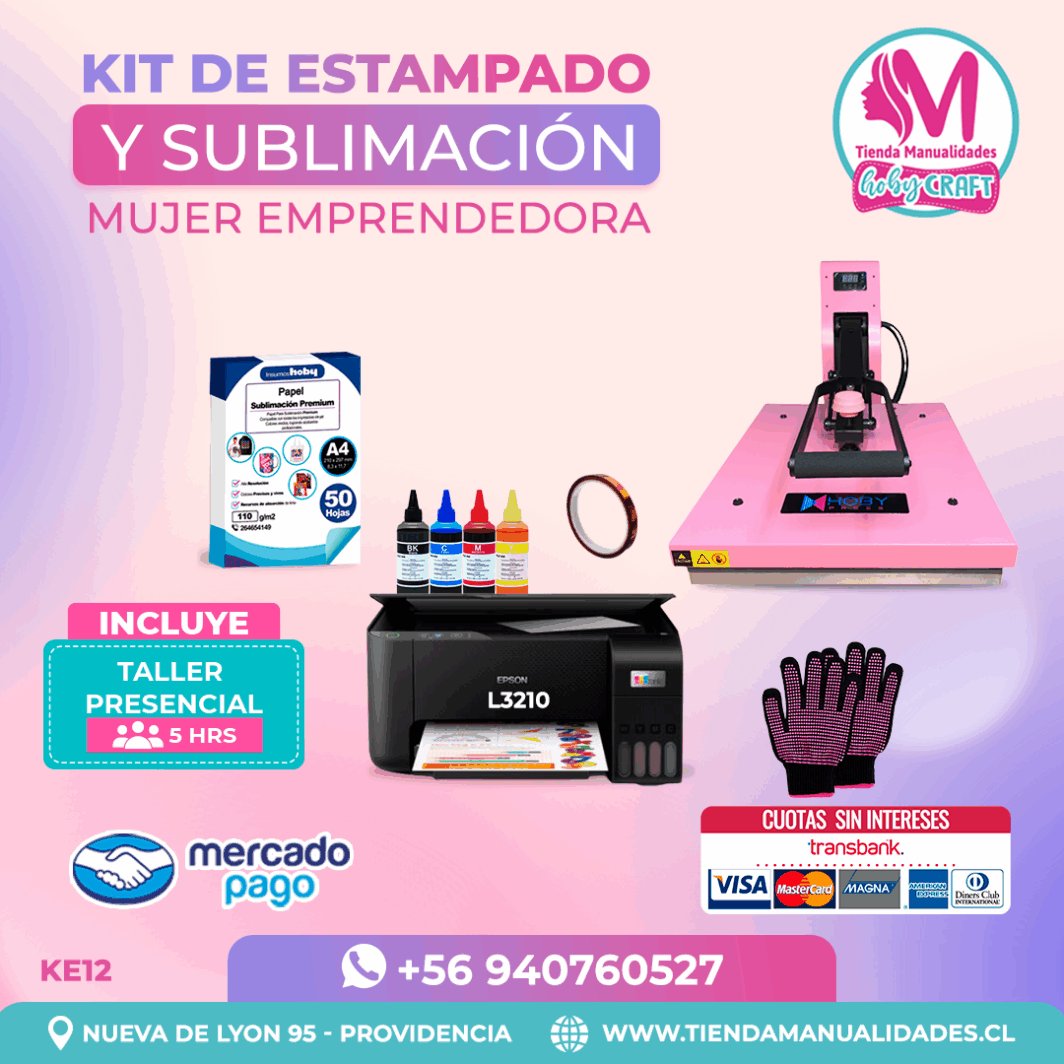 KE1300  Kit de estampado y sublimación