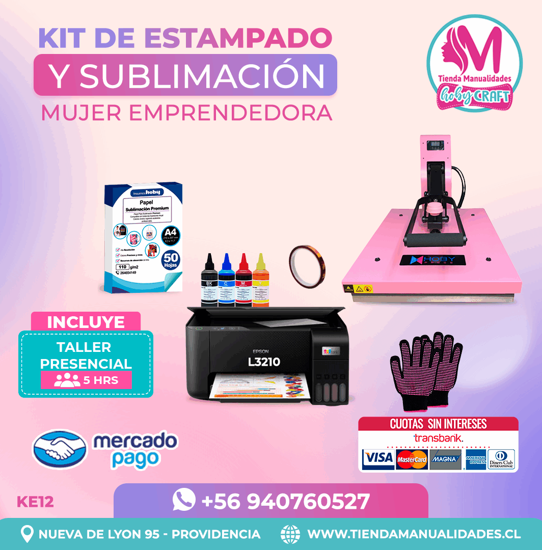 KE1300  Kit de estampado y sublimación