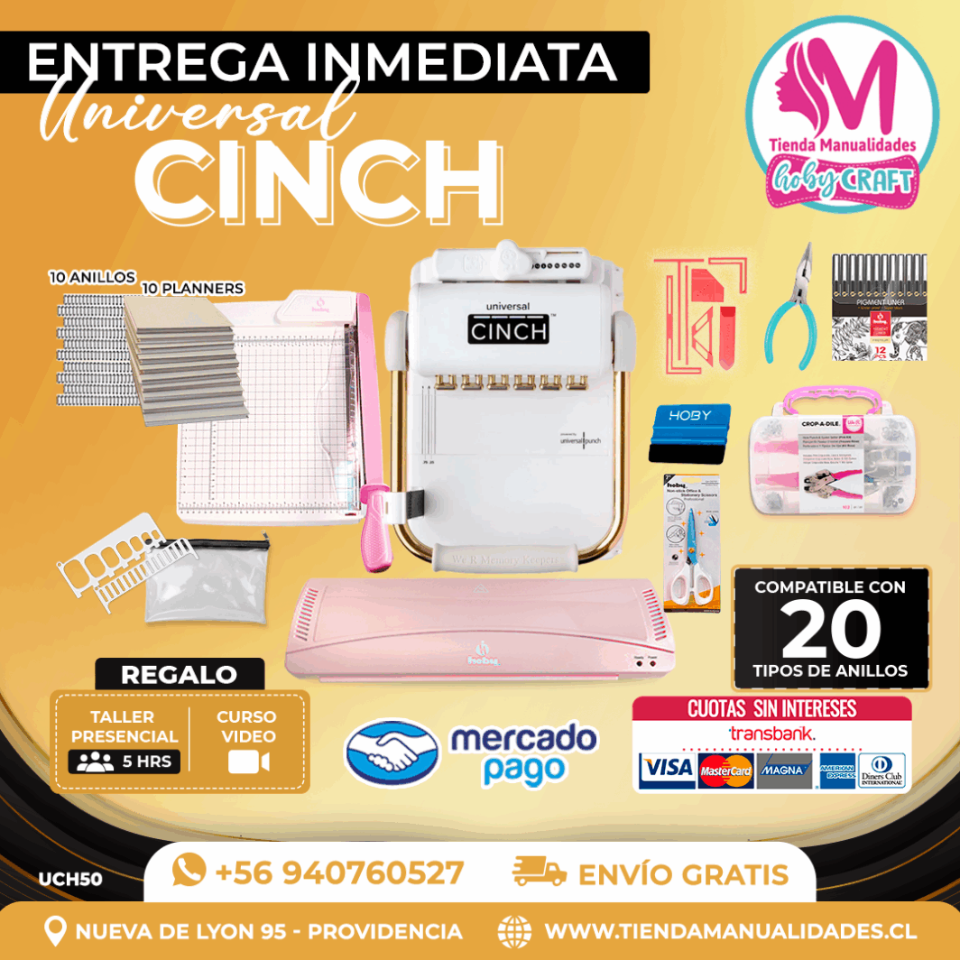 UCH50 Encuadernadora Universal Cinch - Entrega Inmediata