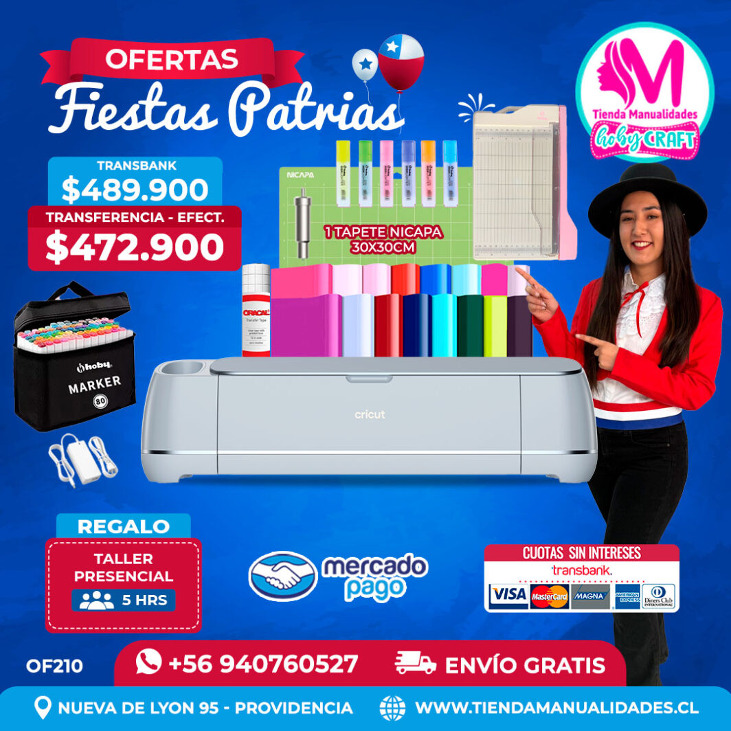 FP210 Kit Cricut Maker 3 – Envío gratis
