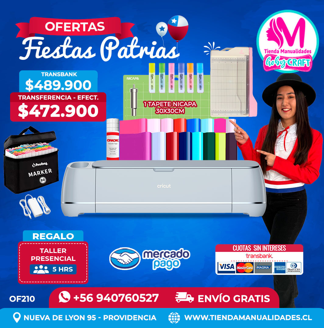 FP210 Kit Cricut Maker 3 – Envío gratis