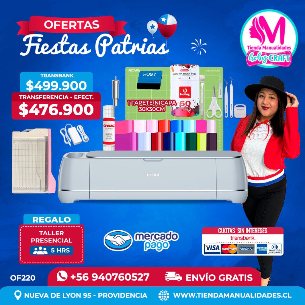 FP220 Kit Cricut Maker 3 – Envío gratis
