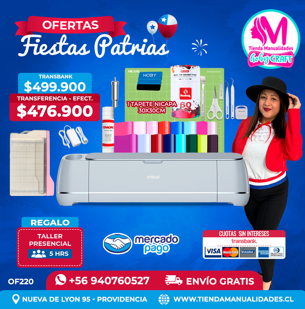 FP220 Kit Cricut Maker 3 – Envío gratis