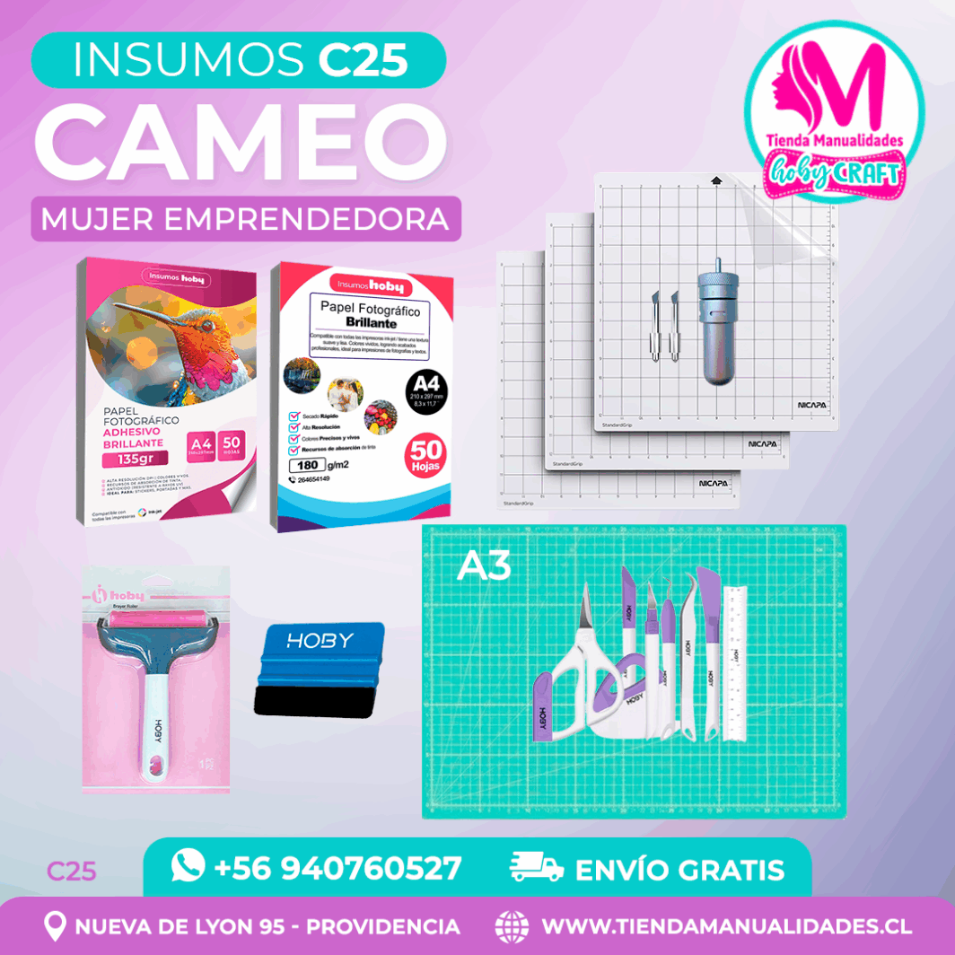 C25 Insumos Cameo – Envío gratis