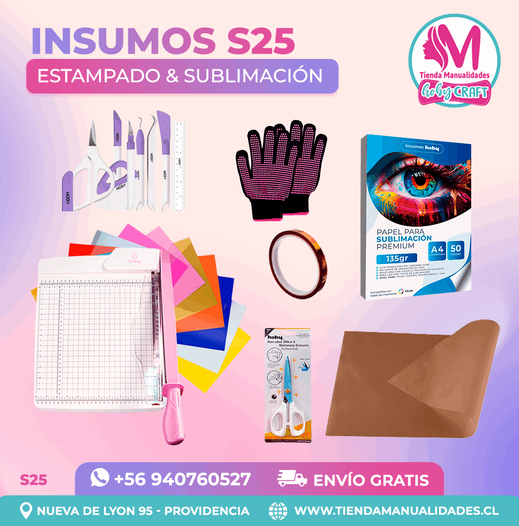 S25 Insumos de estampado y sublimación – Envío gratis