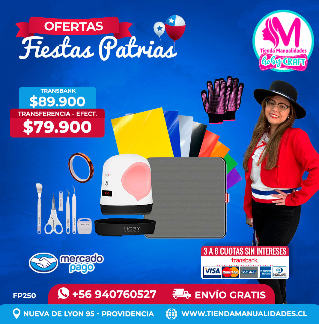 FP250 Mini Estampadora Hobypress – Envío gratis