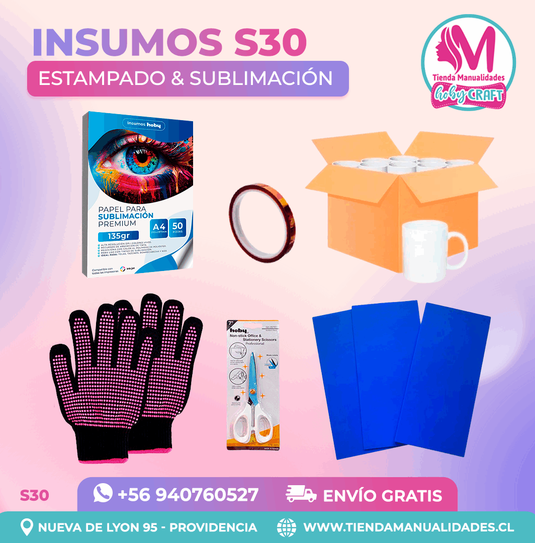 S30 Insumos de estampado y sublimación – Envío gratis