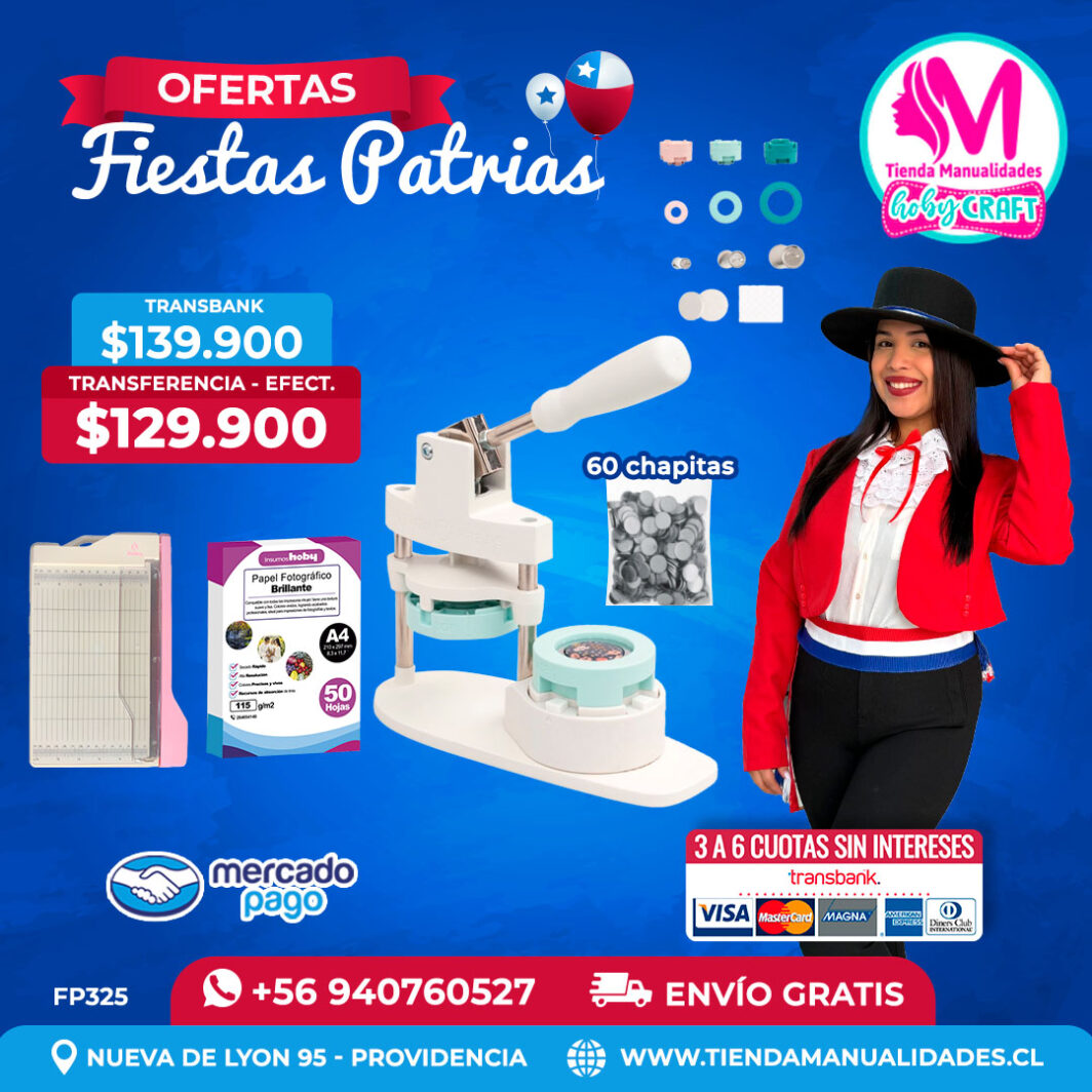 FP325 Kit Button Press We R – Envío gratis