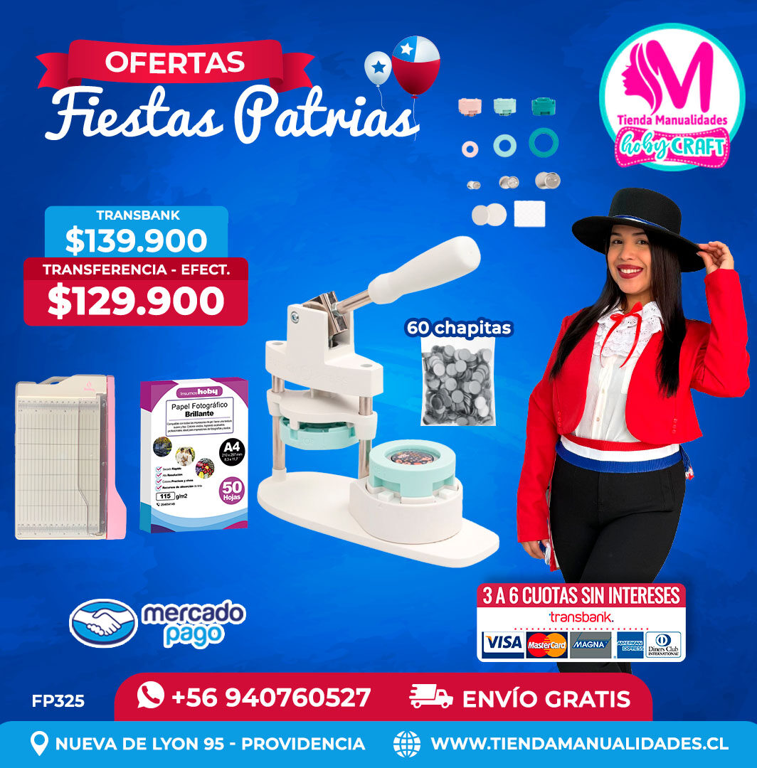 FP325 Kit Button Press We R – Envío gratis