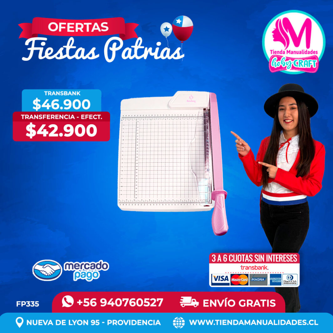 FP335 Guillotina Hoby 30x30cm – Envío gratis
