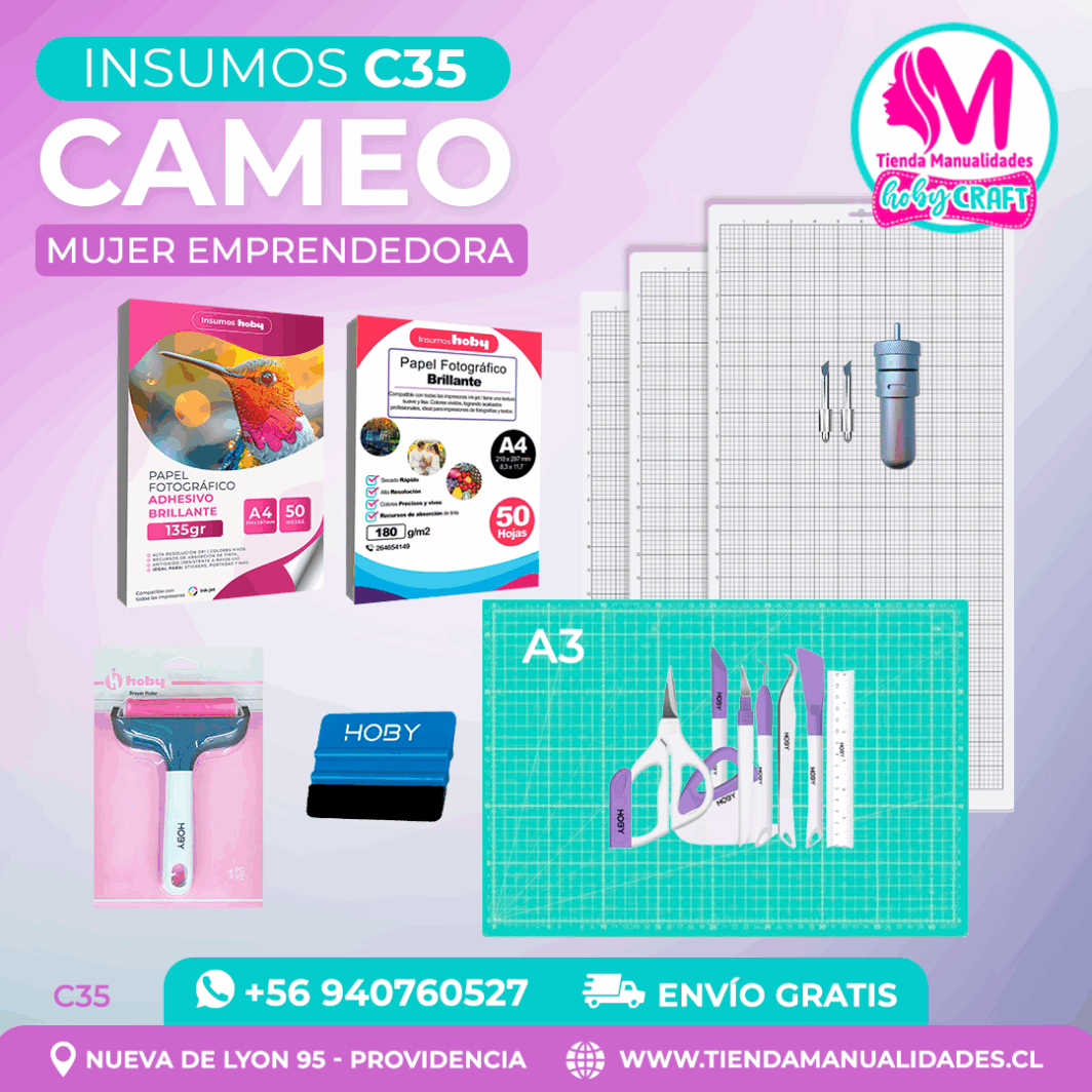 C35 Insumos Cameo – Envío gratis