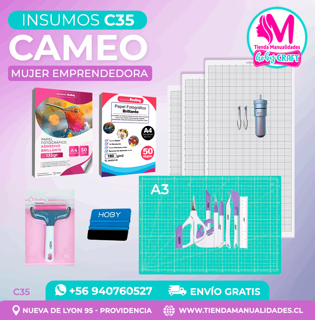 C35 Insumos Cameo – Envío gratis