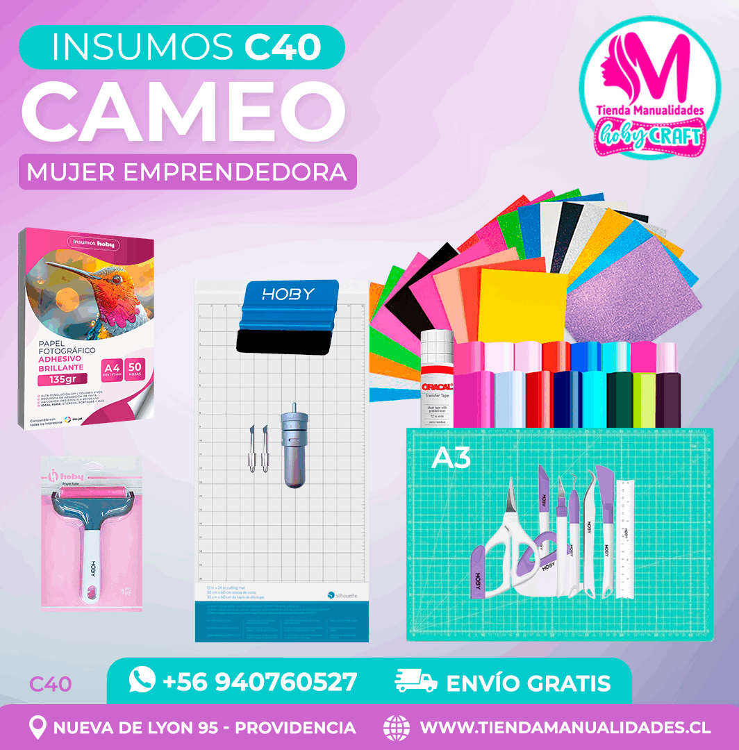 C40 Insumos Cameo – Envío gratis