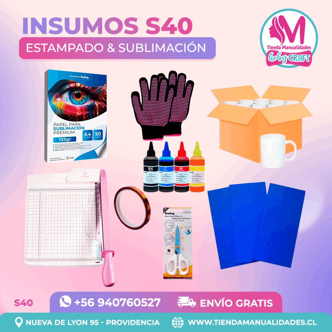 S40 Insumos de estampado y sublimación – Envío gratis