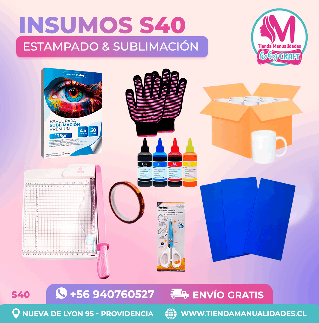 S40 Insumos de estampado y sublimación – Envío gratis