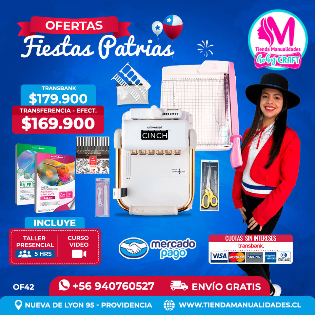 FP42 Kit encuadernadora Universal Cinch – Envío gratis