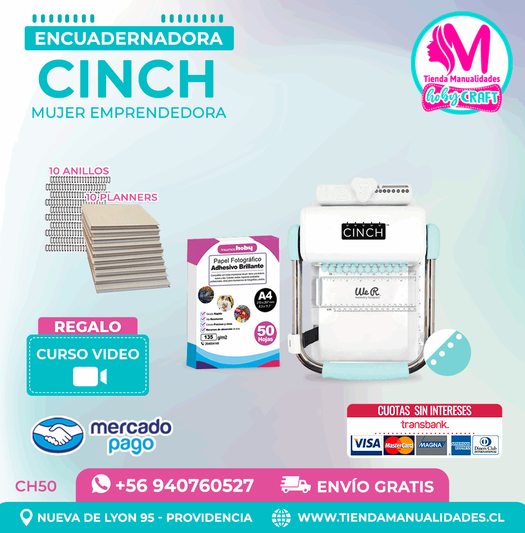 CH50 Cinch verde + Curso Video - Envío Gratis - Entrega Inmediata