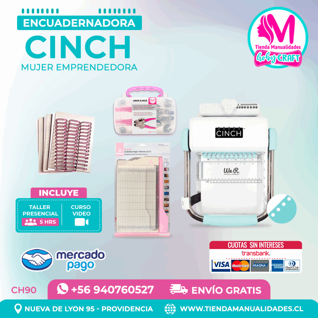 CH90 Cinch verde + Curso Video + Taller presencial - Envío Gratis - Entrega Inmediata
