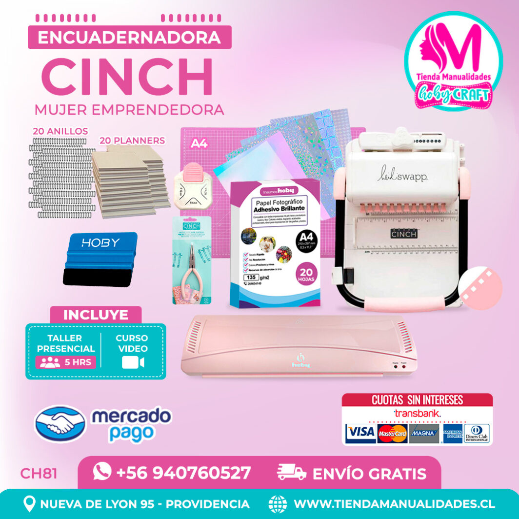 CH81 Cinch Rosada + Curso Video - Envío Gratis - Entrega Inmediata