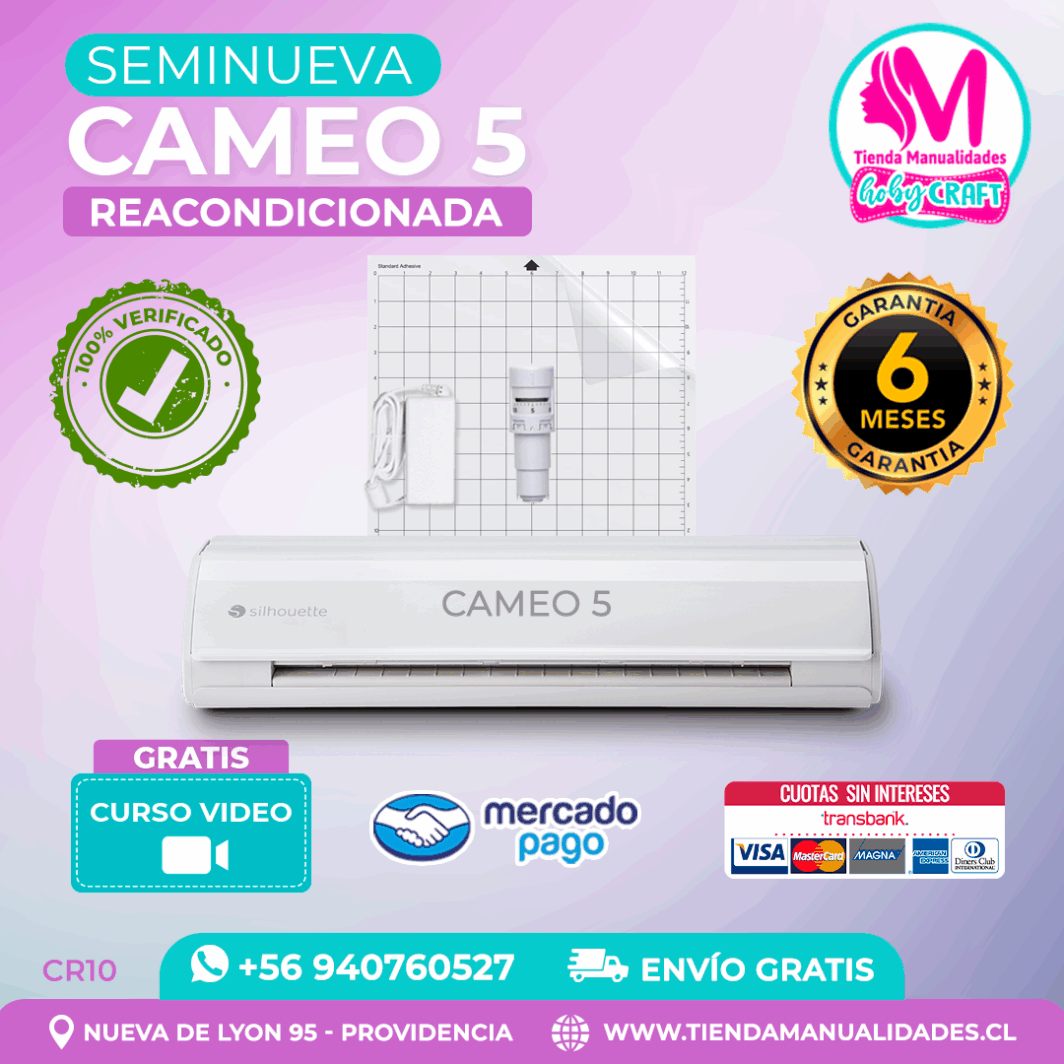 CR10 Silhouette Cameo 5 Reacondicionada