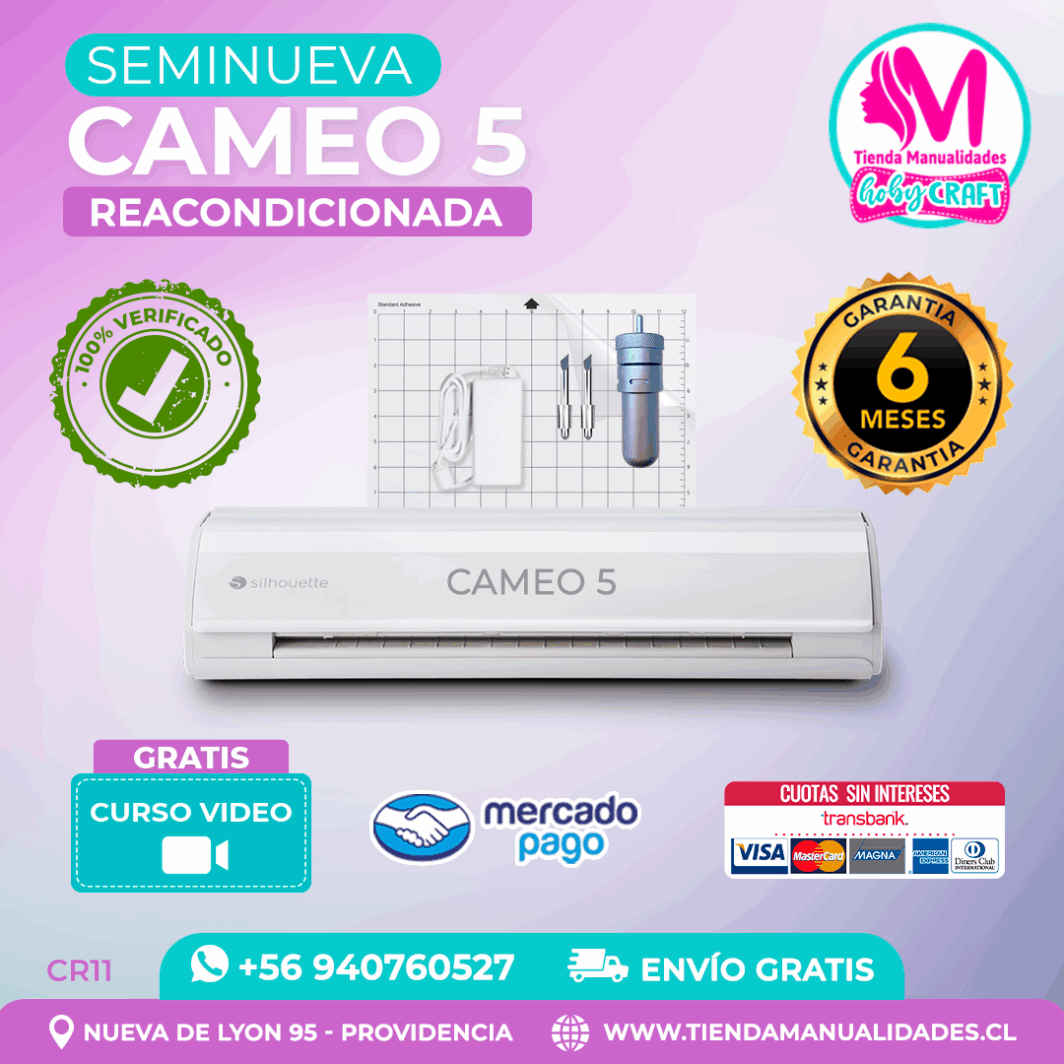 CR11 Silhouette Cameo 5 Reacondicionada