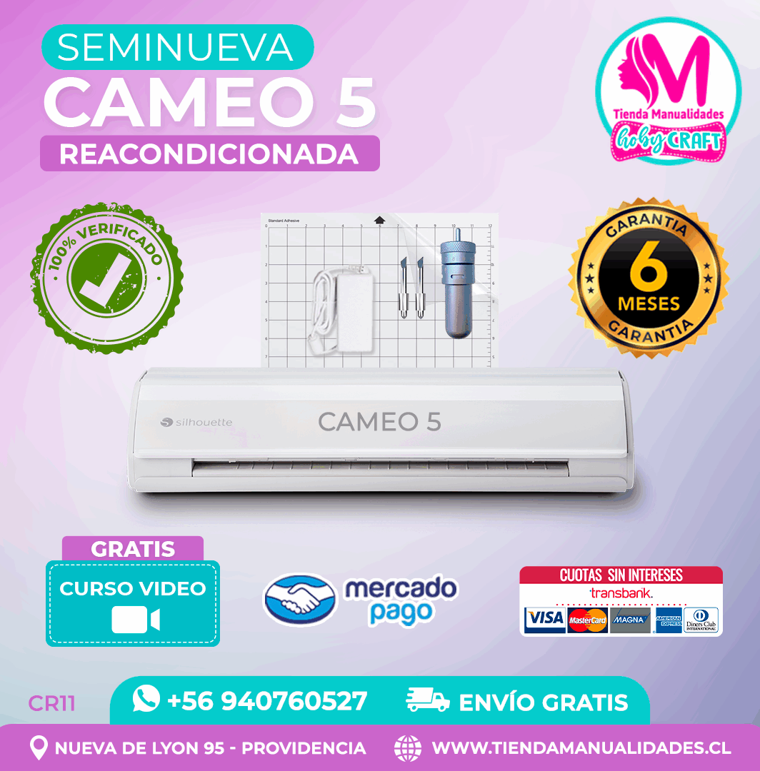 CR11 Silhouette Cameo 5 Reacondicionada