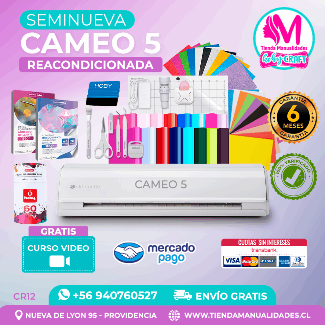CR12 Silhouette Cameo 5 Reacondicionada