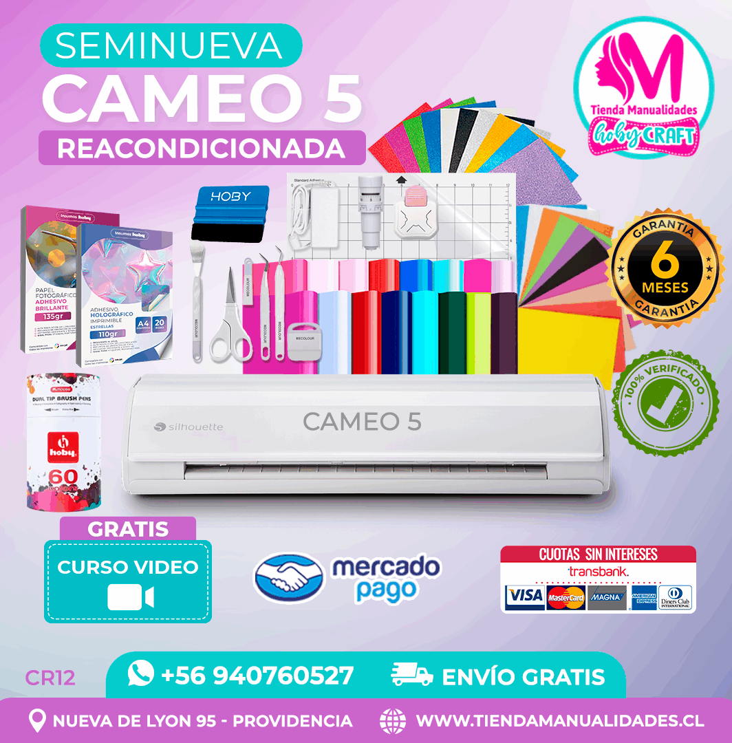 CR12 Silhouette Cameo 5 Reacondicionada