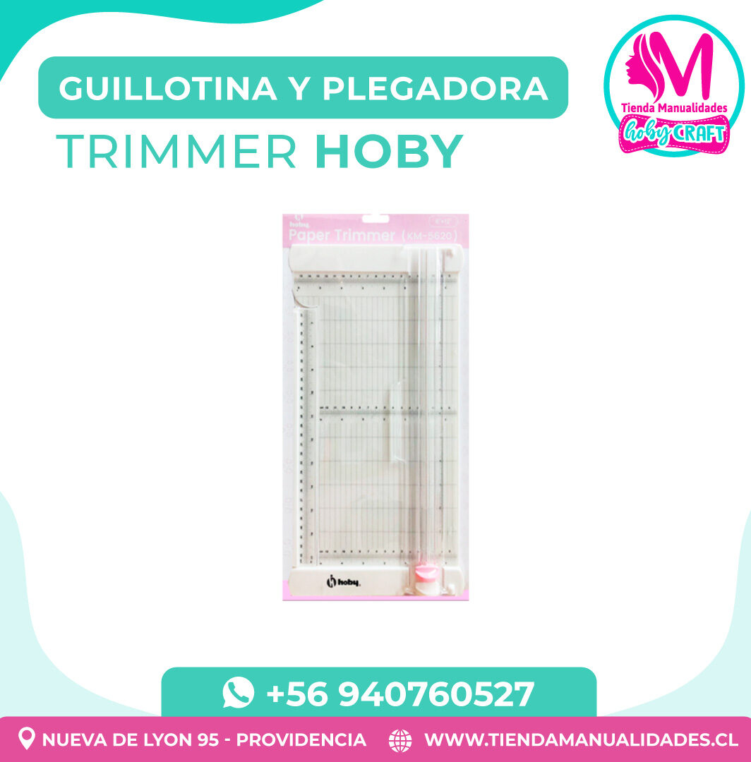 GL15 Guillotina y Plegadora Trimmer Hoby