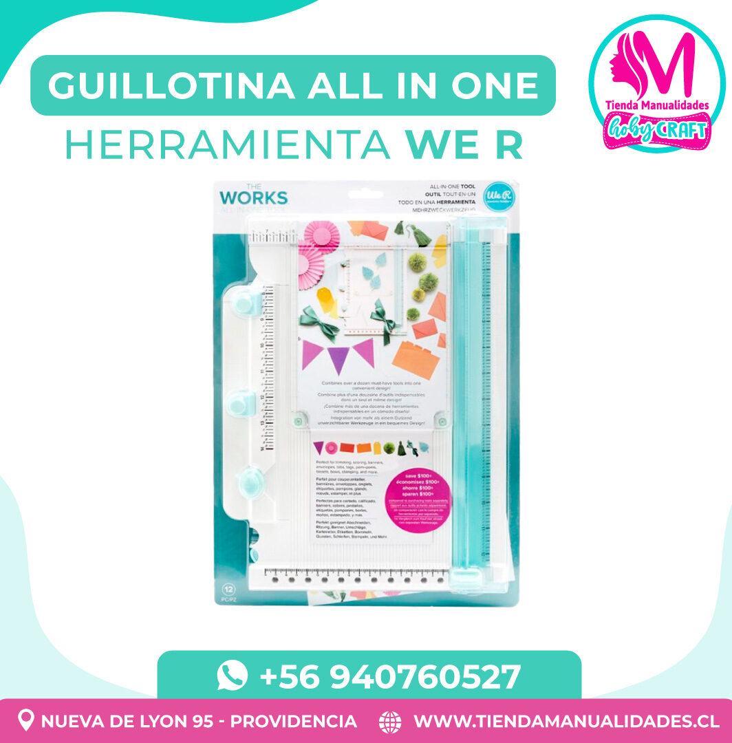 GL35 Guillotina herramienta All in One turquesa
