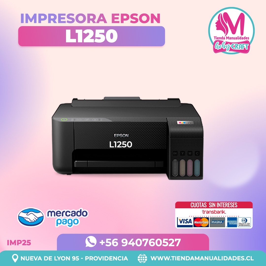 IMP25 Impresora  Epson L1250– Entrega Inmediata