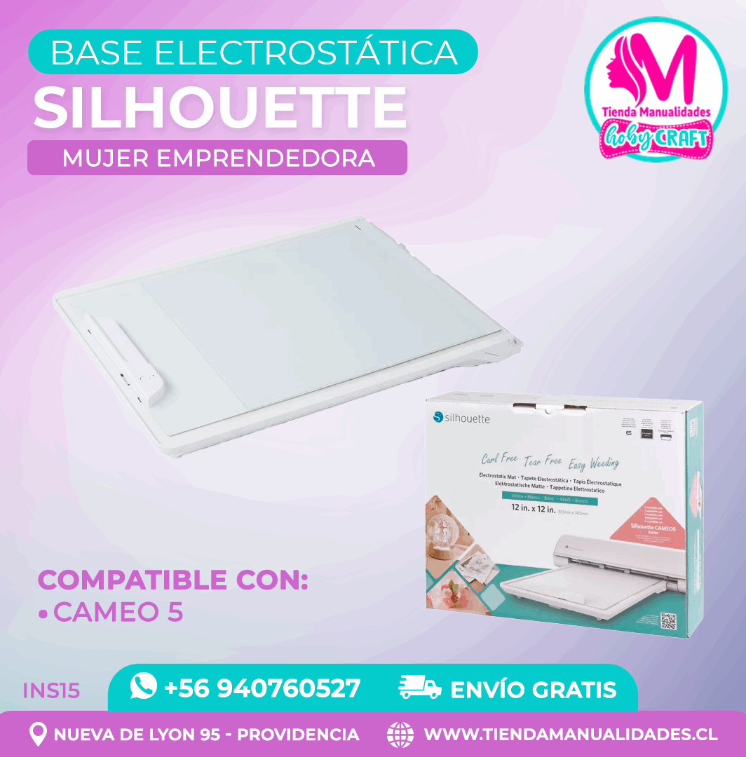 INS15 Tapete electrostático Silhouette Cameo 5 – Entrega inmediata