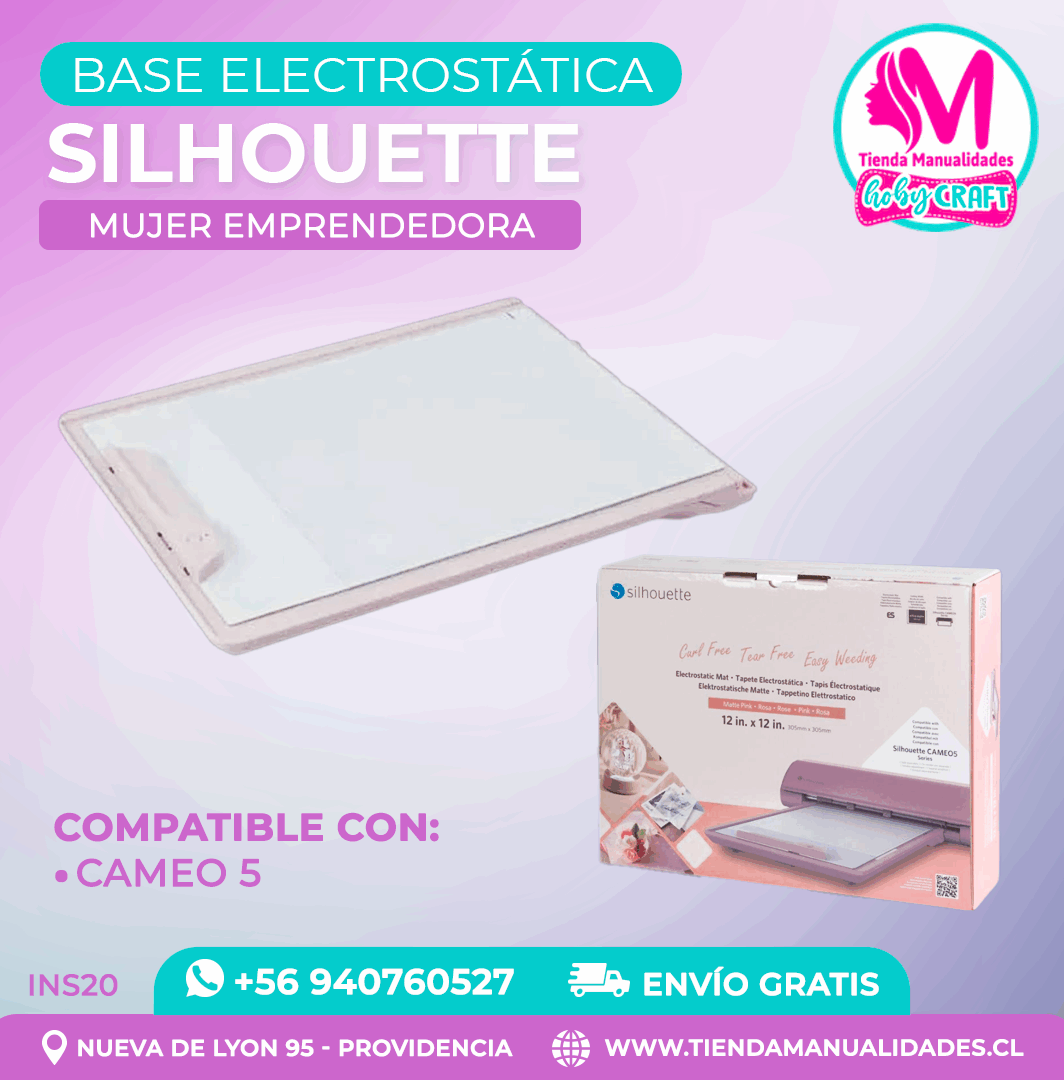 INS20 Tapete electrostático Silhouette Cameo 5 – Entrega inmediata
