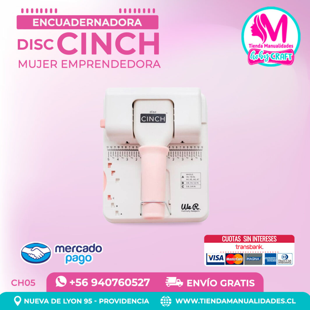 MCH05 Disc Cinch Rosada – Envío Gratis – Entrega Inmediata