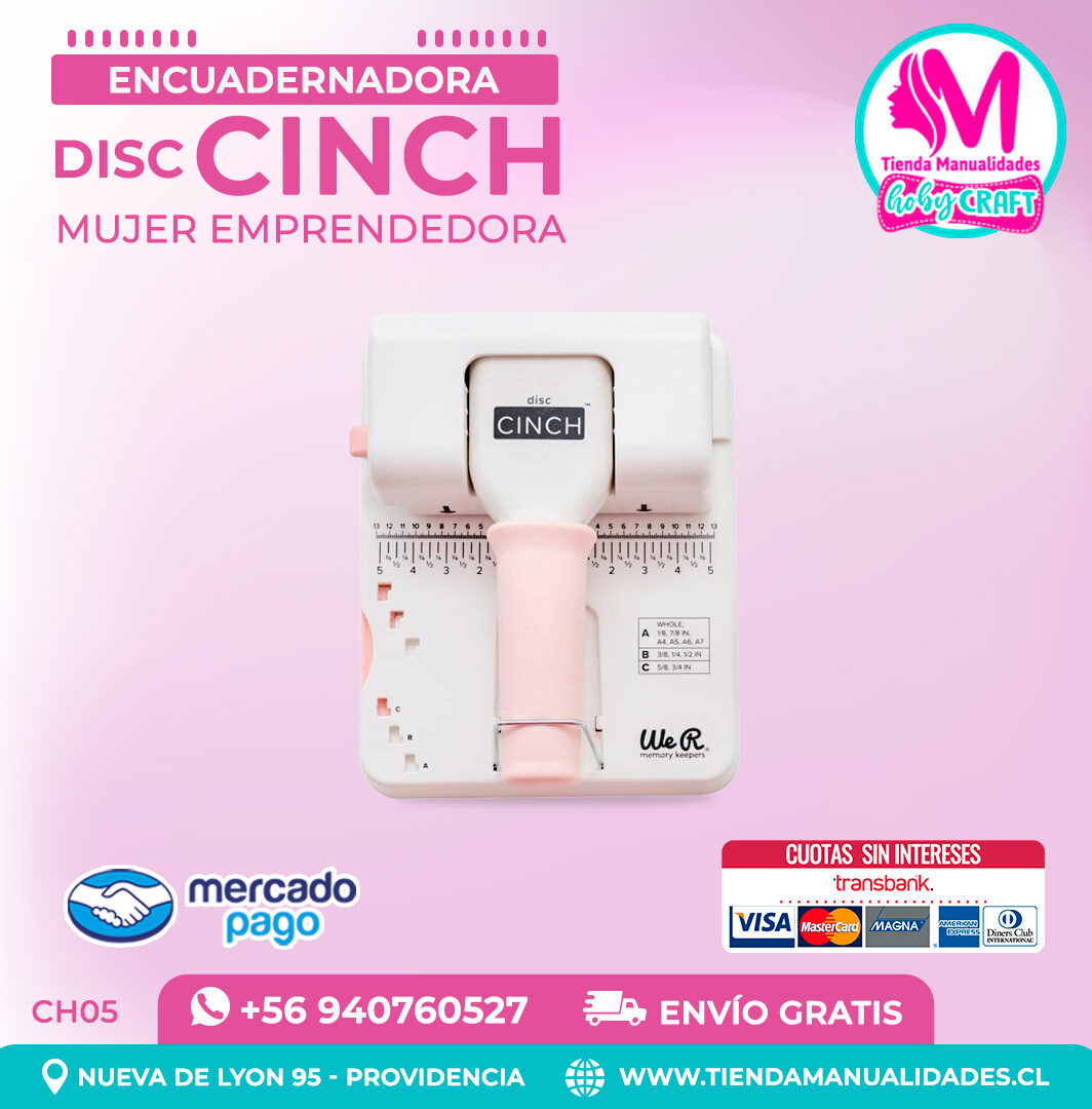 MCH05 Disc Cinch Rosada – Envío Gratis – Entrega Inmediata