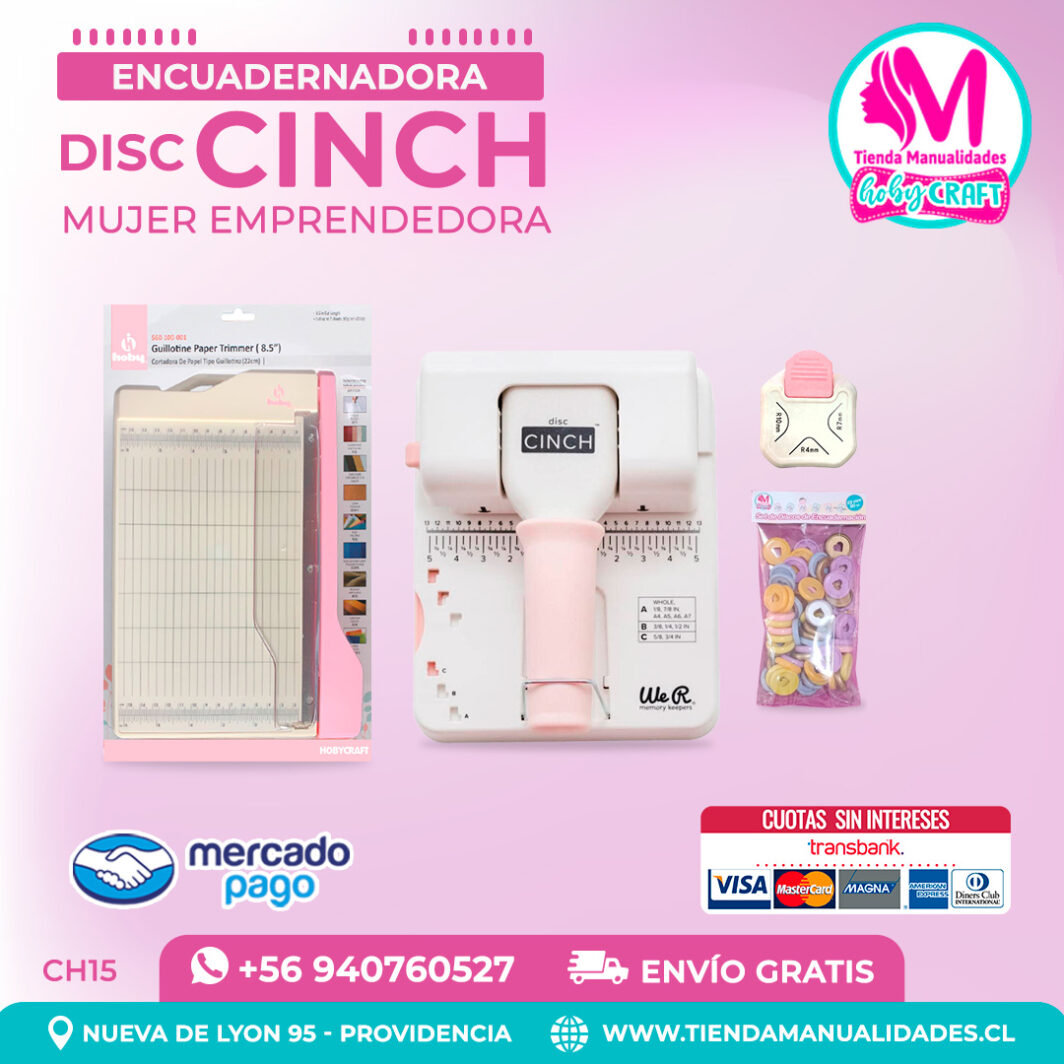 MCH15 Disc Cinch Rosada – Envío Gratis – Entrega Inmediata
