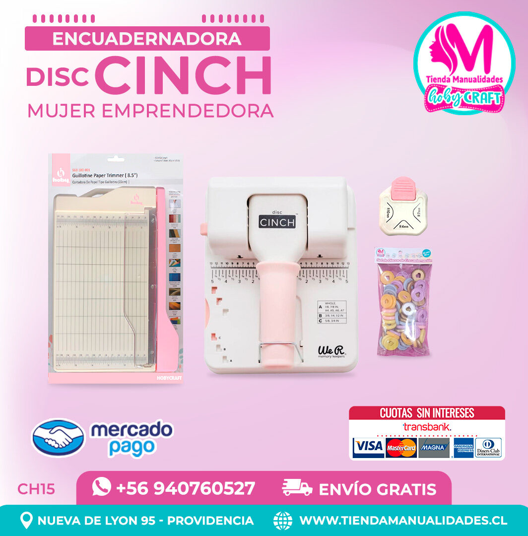 MCH15 Disc Cinch Rosada – Envío Gratis – Entrega Inmediata
