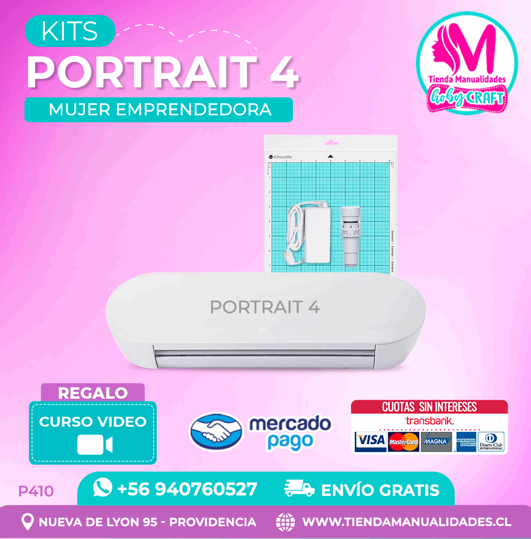 P410 Silhouette Portrait 4 – Entrega inmediata