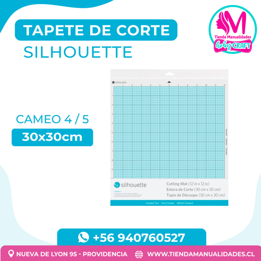Base de Corte Silhouette Cameo® 30cm x 30cm (Cutting Mat 12″x 12″)