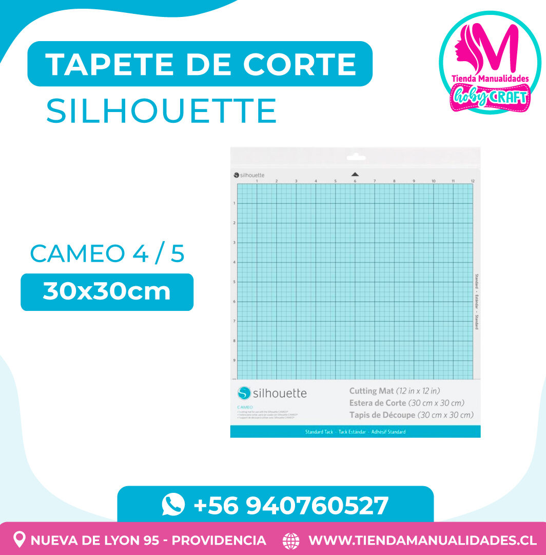 Base de Corte Silhouette Cameo® 30cm x 30cm (Cutting Mat 12″x 12″)