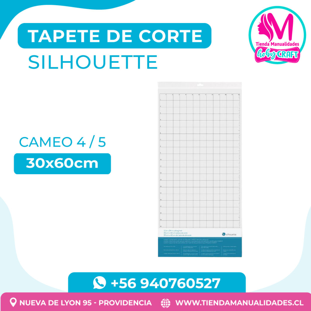 Base de Corte ( TAPETE) Silhouette Cameo® 30cm x 60cm (Cutting Mat 12″x24″)