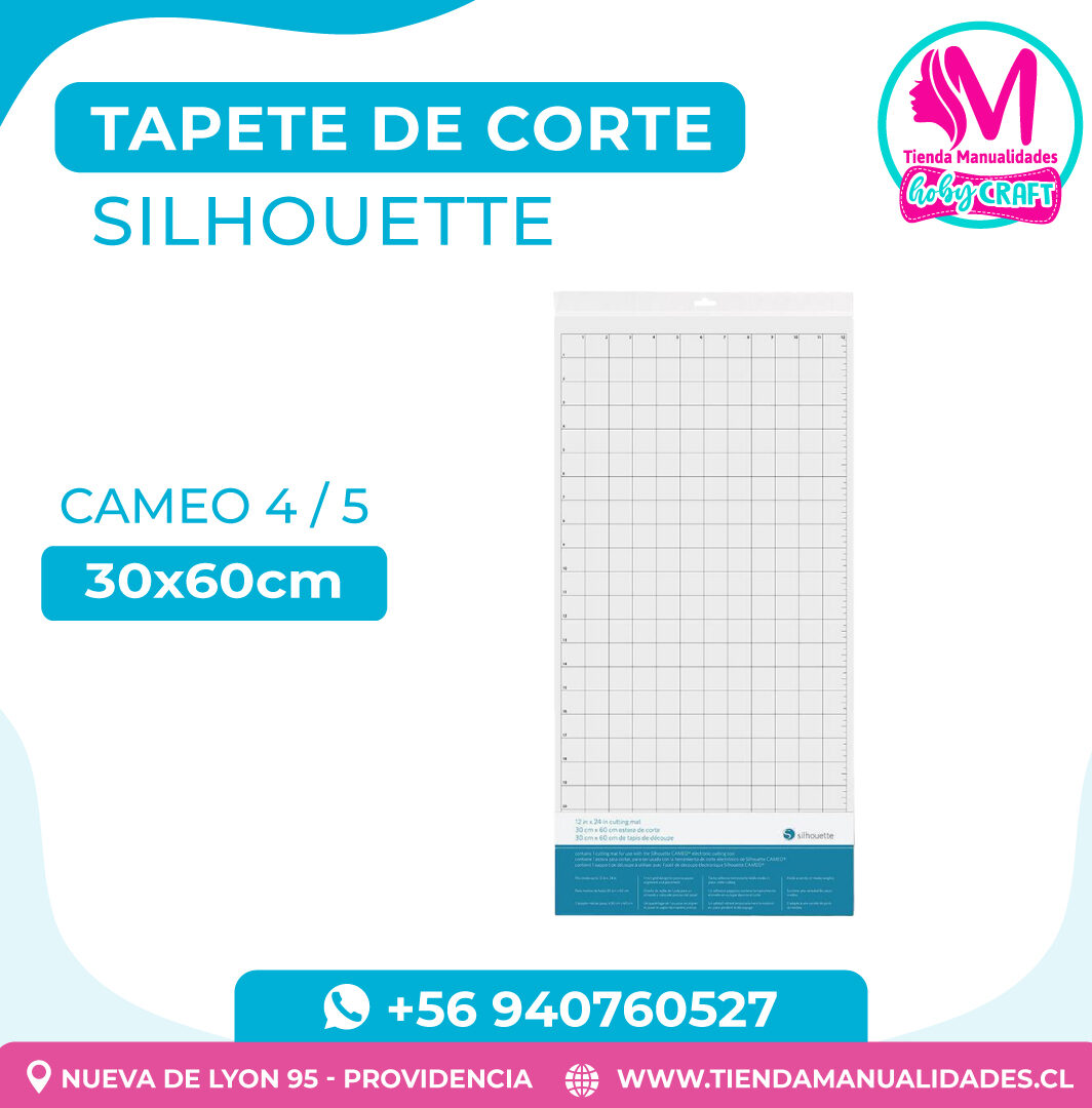 Base de Corte ( TAPETE) Silhouette Cameo® 30cm x 60cm (Cutting Mat 12″x24″)