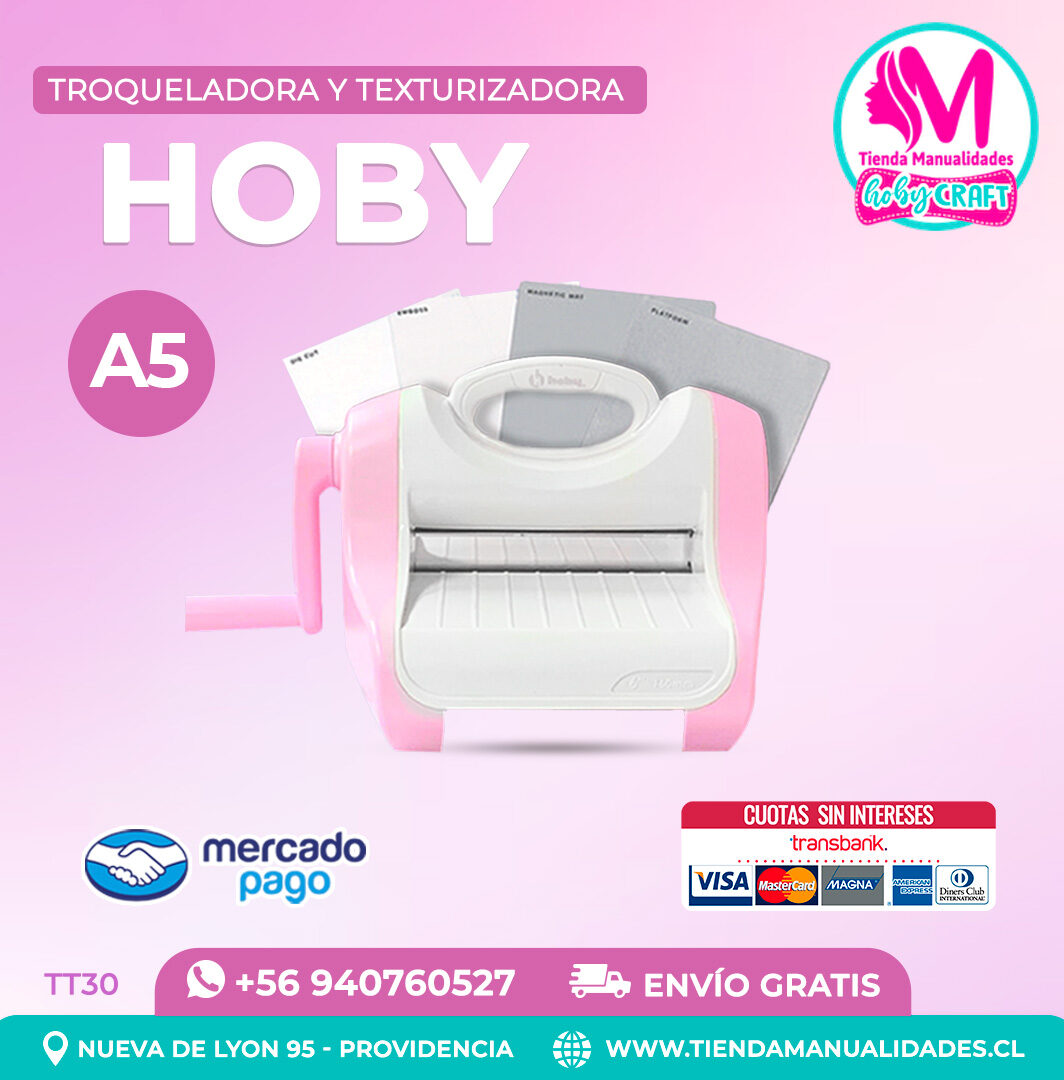 TT30 Troqueladora y Texturizadora Hoby - Entrega inmediata