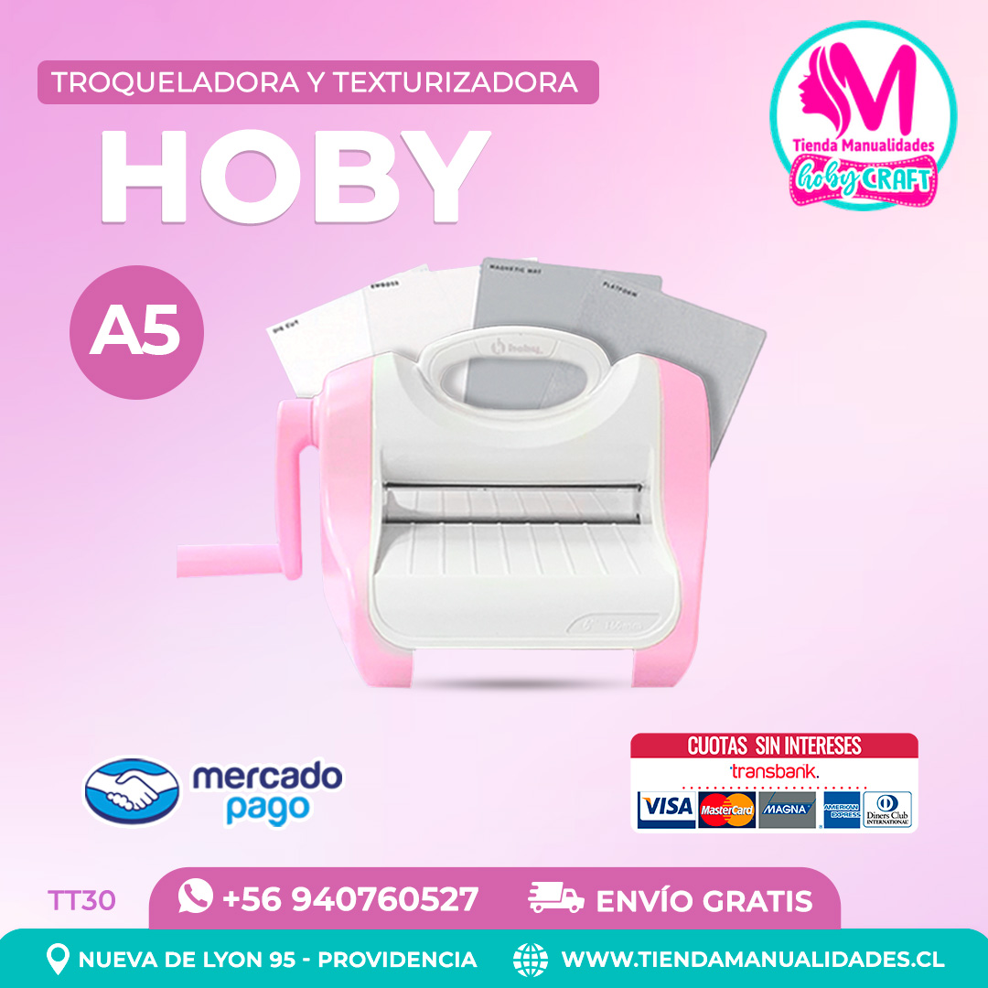 TT30 Troqueladora y Texturizadora Hoby - Entrega inmediata