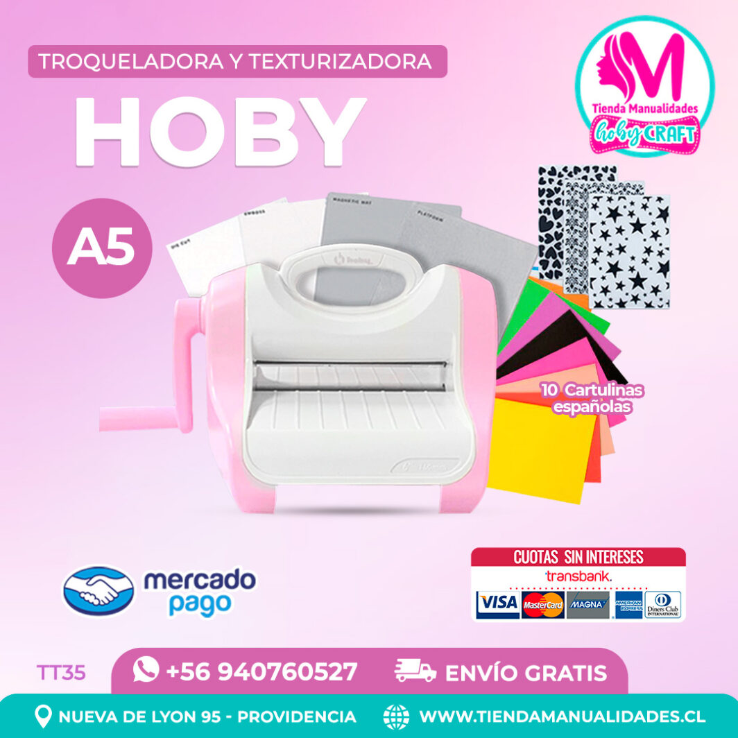 TT35 Troqueladora y Texturizadora Hoby - Entrega inmediata