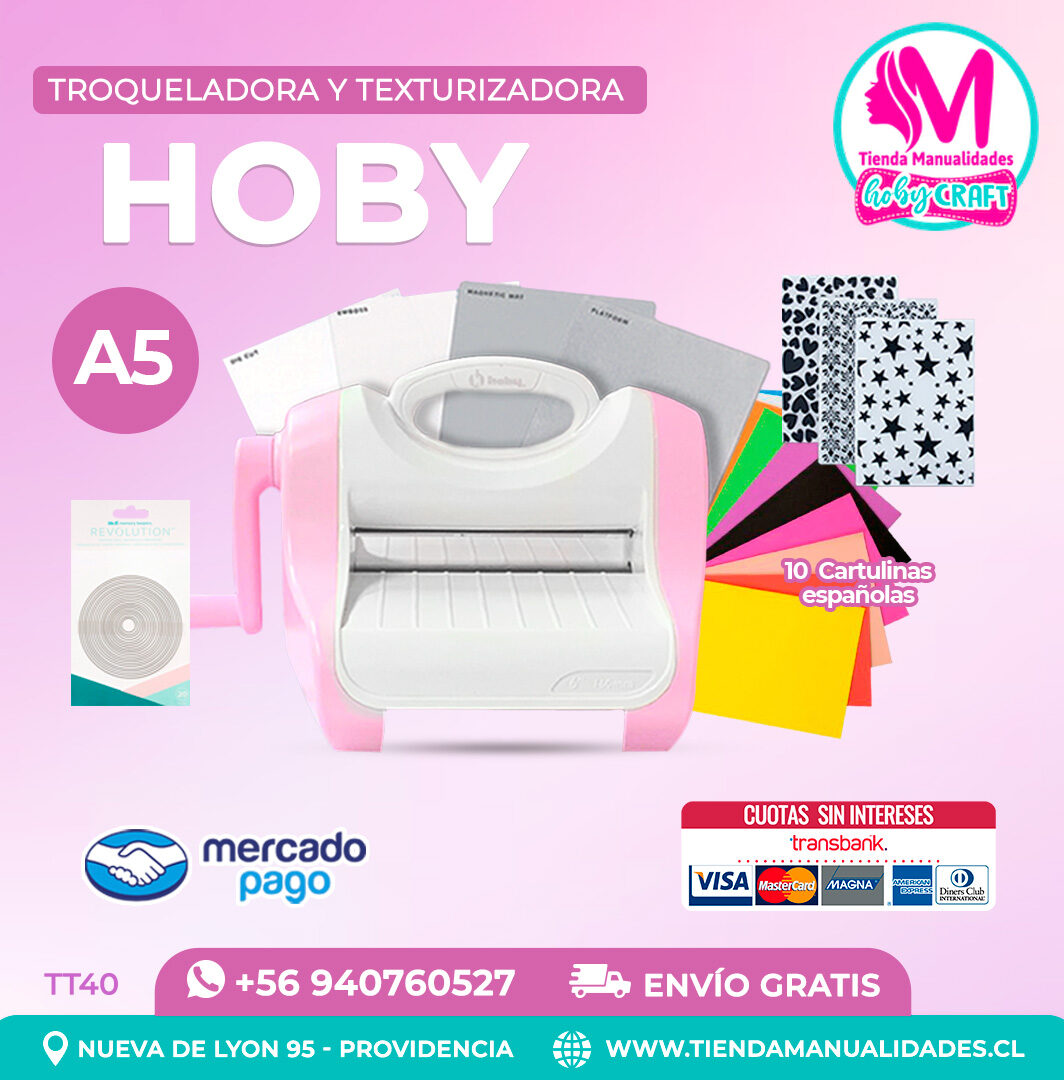 TT45 Troqueladora y Texturizadora Hoby - Entrega inmediata