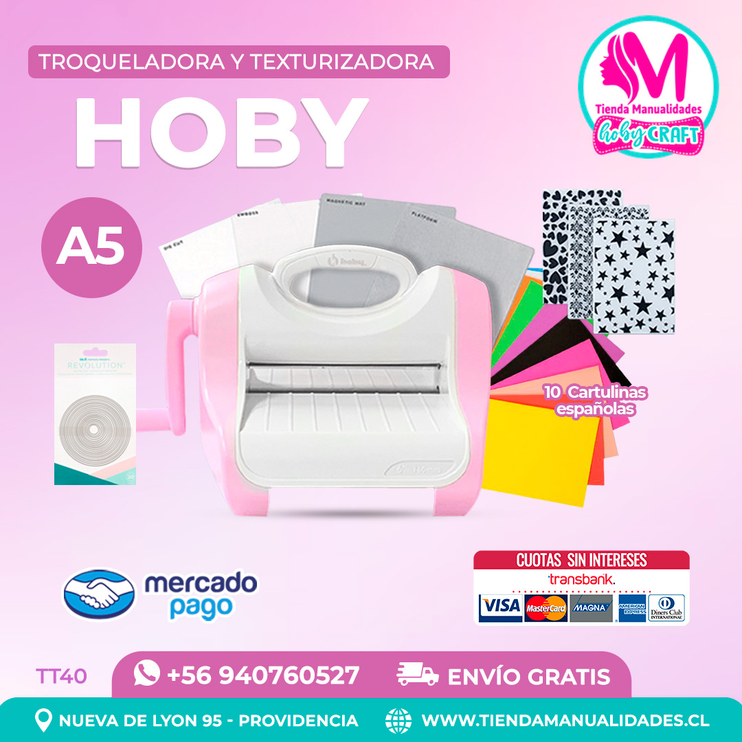 TT45 Troqueladora y Texturizadora Hoby - Entrega inmediata