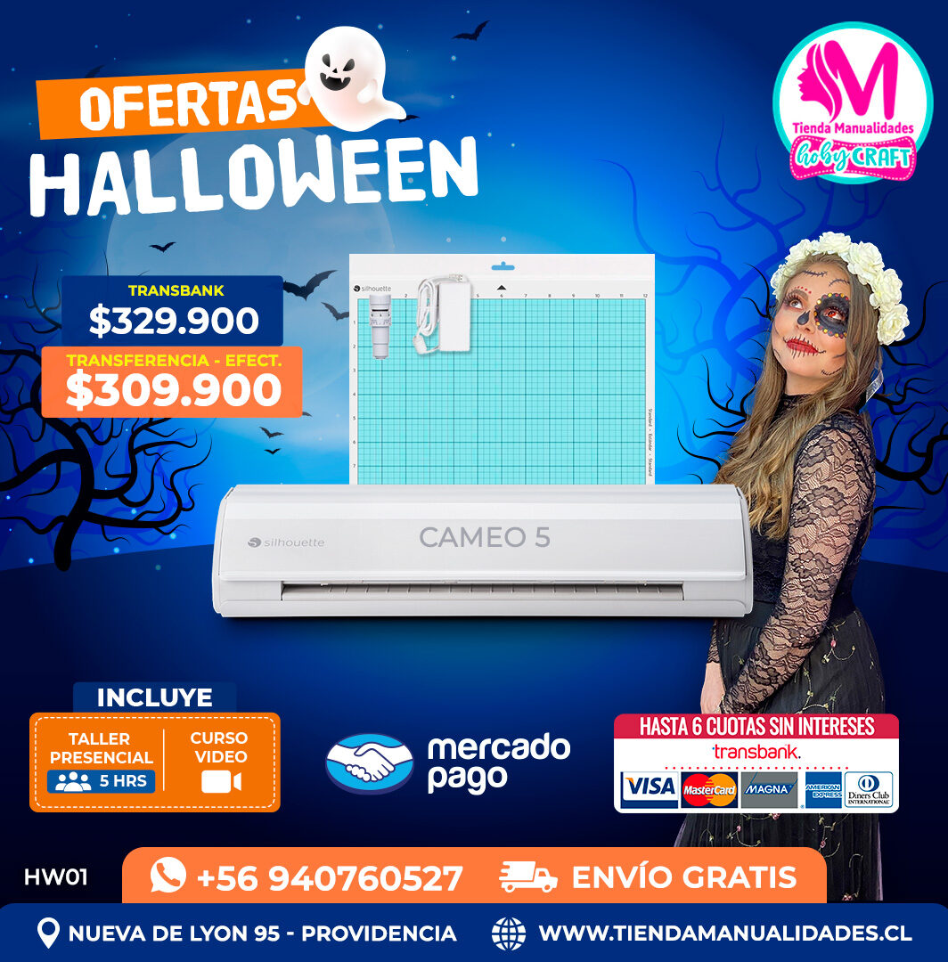 HW01 Kit Silhouette Cameo 5 blanca – Envío gratis